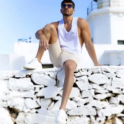 SKU Débardeurs-Débardeur Microfibre Blanc