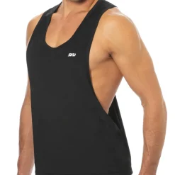 SKU Débardeurs-Débardeur Microfibre Noir