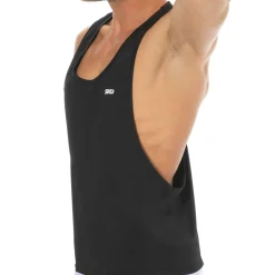 SKU Débardeurs-Débardeur Microfibre Noir