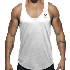 Addicted Débardeurs-Débardeur Military Blanc