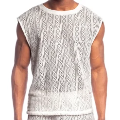 L'Homme invisible Hauts|Débardeurs-Débardeur Nireo Blanc