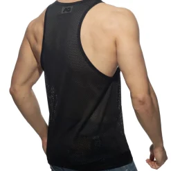 Addicted Débardeurs-Débardeur Poche Contrastée - Noir - Blanc