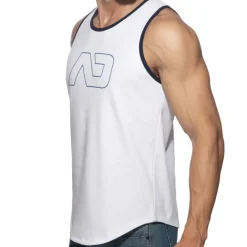 Addicted Débardeurs-Débardeur Rib AD Blanc