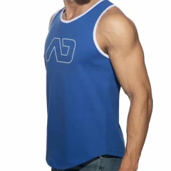 Addicted Débardeurs-Débardeur Rib AD Bleu Roi