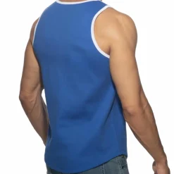 Addicted Débardeurs-Débardeur Rib AD Bleu Roi