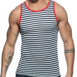 Addicted Débardeurs-Débardeur Sailor Marinière - Rouge