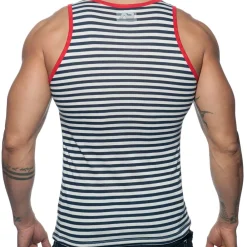 Addicted Débardeurs-Débardeur Sailor Marinière - Rouge