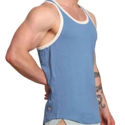 Marcuse Débardeurs-Débardeur Sexercise Bleu