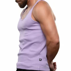 Andrew Christian Débardeurs-Débardeur Shorty Chic Beater Lavande