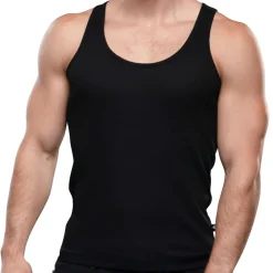 Andrew Christian Débardeurs-Débardeur Shorty Chic Beater Noir