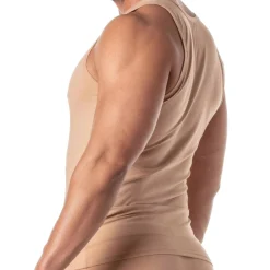 TOF Paris Débardeurs-Débardeur Skin Color Beige