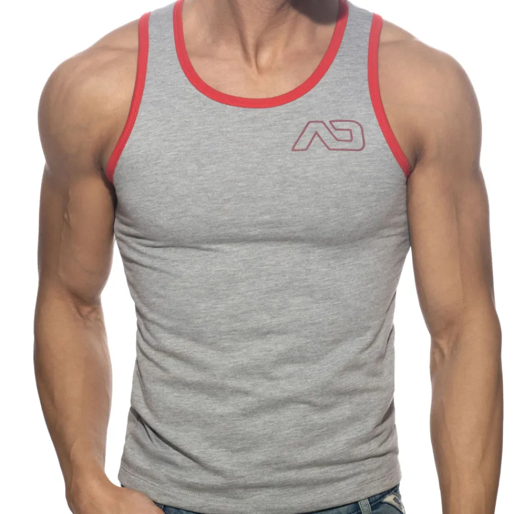 Addicted Débardeurs-Débardeur Sport AD Gris Chiné