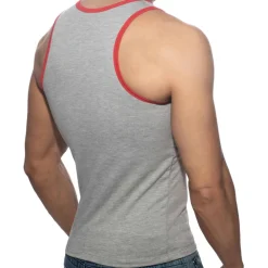 Addicted Débardeurs-Débardeur Sport AD Gris Chiné