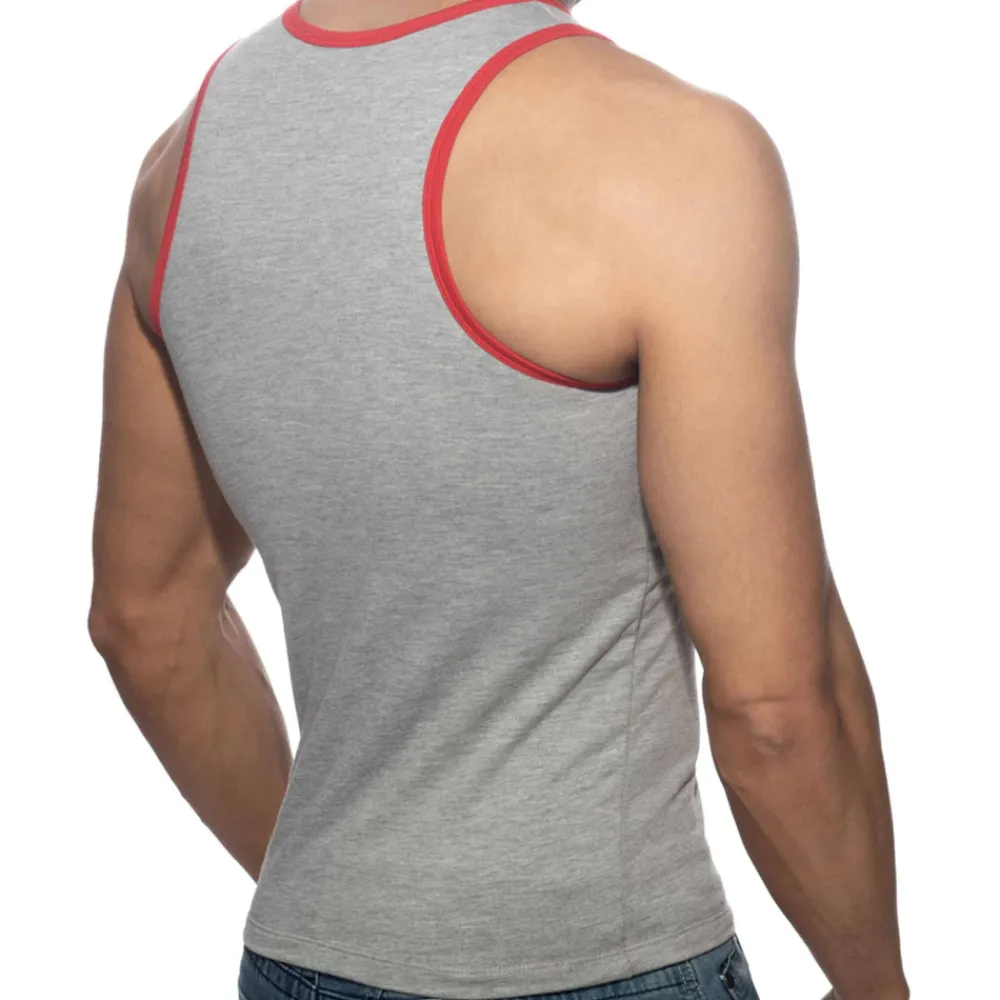 Addicted Débardeurs-Débardeur Sport AD Gris Chiné