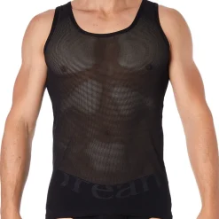 Doreanse Débardeurs-Débardeur Sportive Mesh Noir