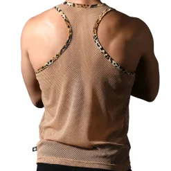 Andrew Christian Débardeurs-Débardeur Summer Mesh Sable