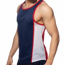 Addicted Débardeurs-Débardeur Swish Bleu Marine