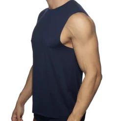 Addicted Débardeurs-Débardeur Veloz Dry Bleu Marine