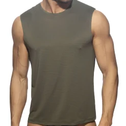 Addicted Débardeurs-Débardeur Veloz Dry Kaki