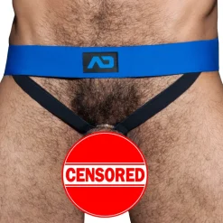 AD Fetish Jockstraps-Double Jock Strap Cockring Royal