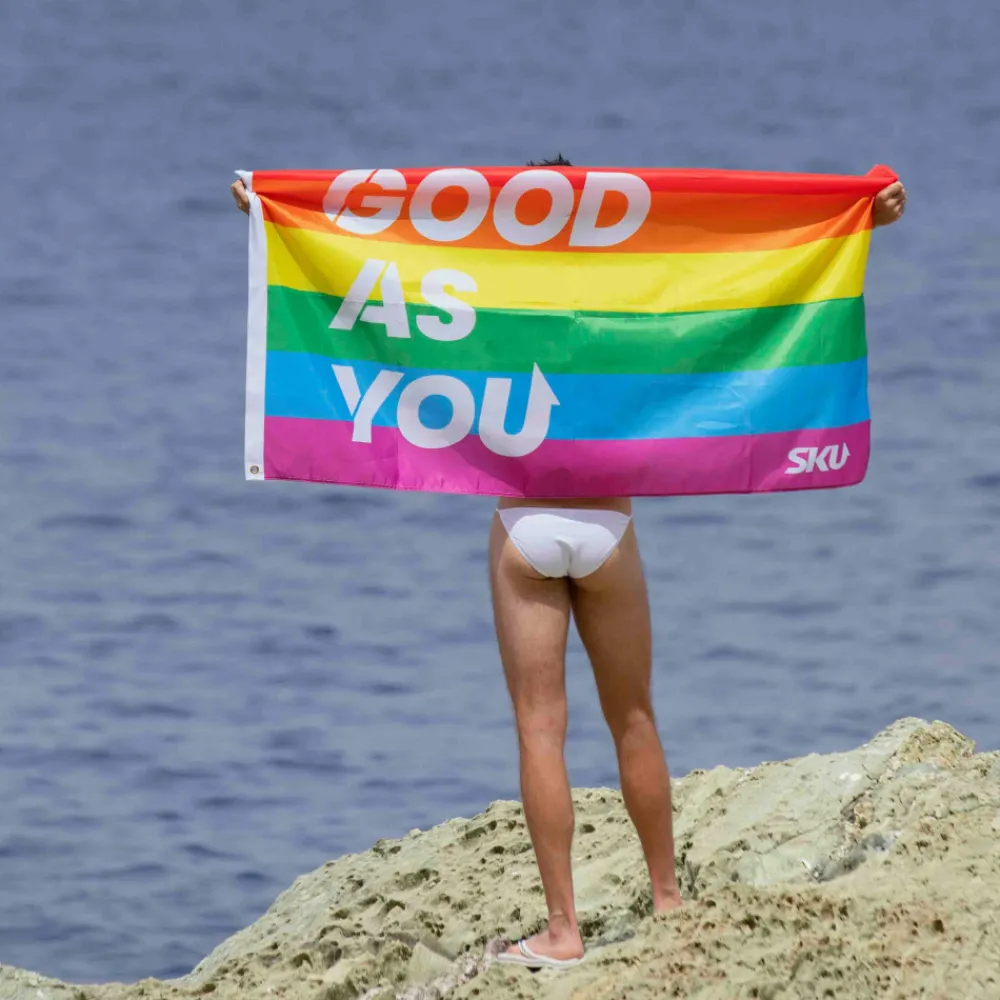 SKU Accessoires De Mode-Drapeau Good As You Arc-en-Ciel