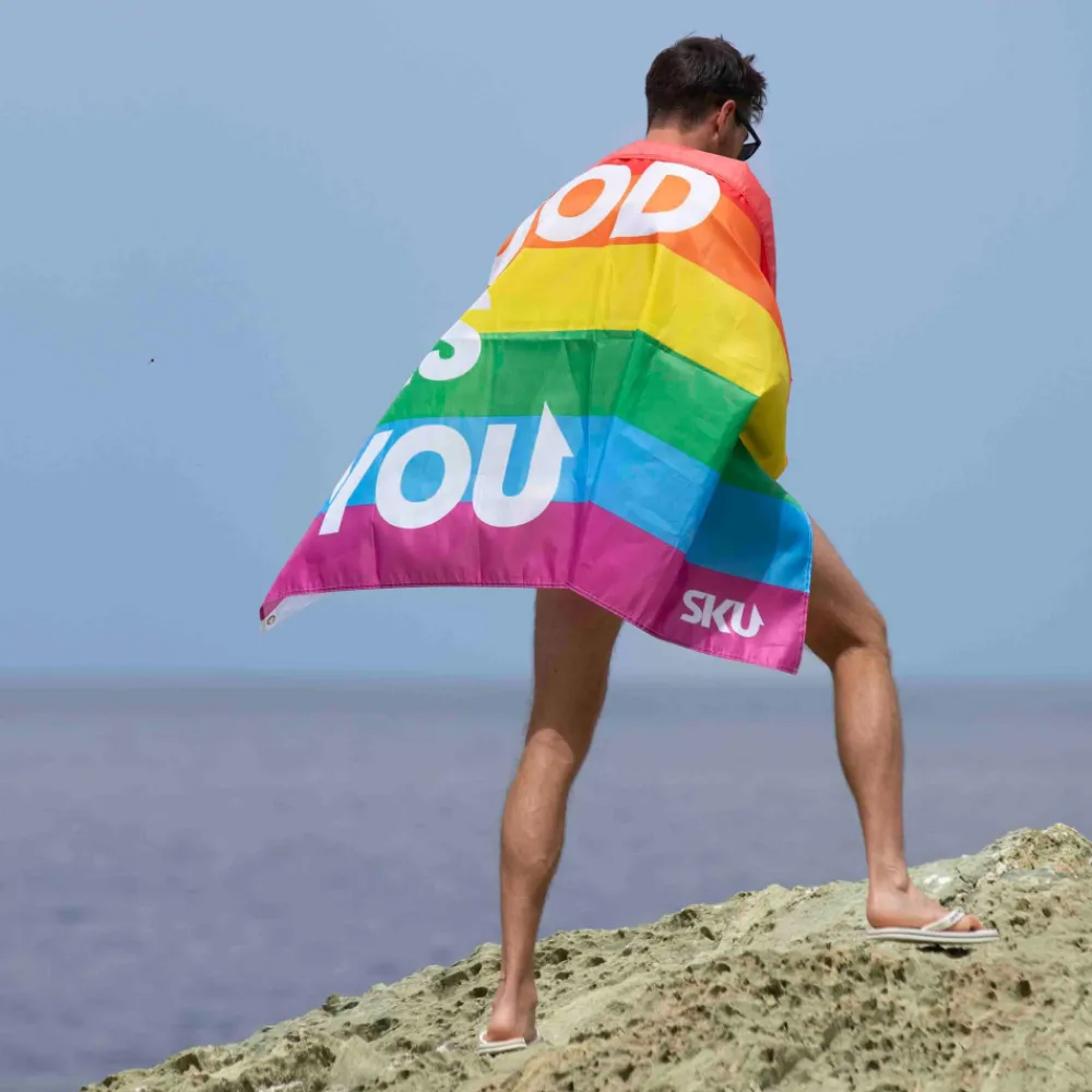 SKU Accessoires De Mode-Drapeau Good As You Arc-en-Ciel