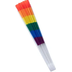 SKU Accessoires De Mode|Plage-Eventail Arc-en-ciel