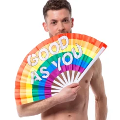 SKU Accessoires De Mode|Plage-Eventail Good As You Arc-en-Ciel