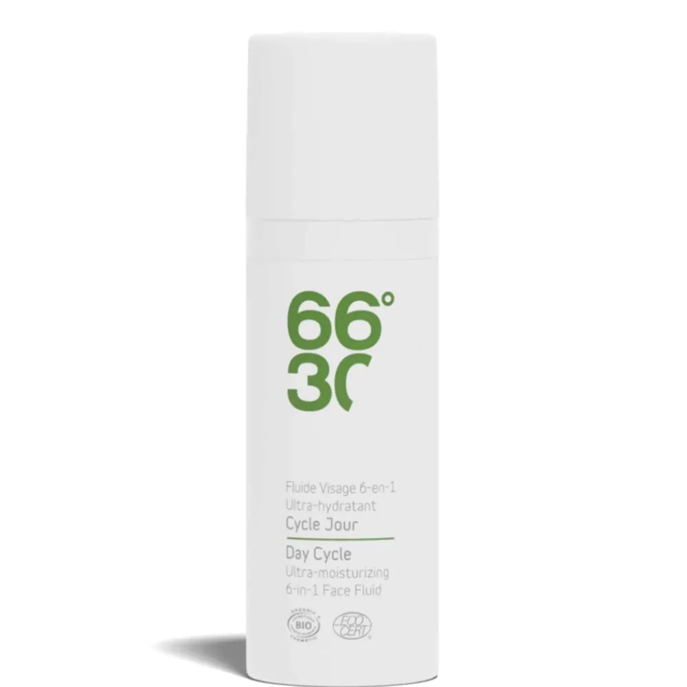 66°30 Soins Du Visage-Fluide Visage 6-en-1 Ultra-Hydratant - Cycle Jour - 50 ml