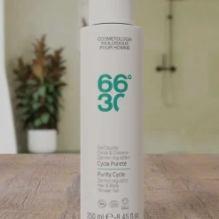 66°30 Soins Du Corps|Soins Des Cheveux-Gel Douche Corps et Cheveux Dermo-Régulateur - Cycle Pureté - 250 ml
