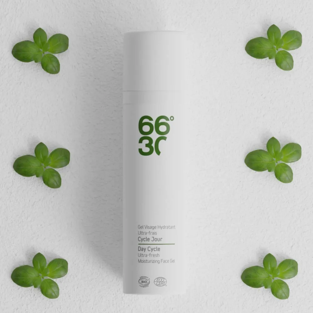 66°30 Soins Du Visage-Gel Visage Hydratant Ultra-Frais - Cycle Jour - 75 ml