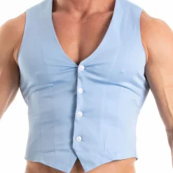 TOF Paris Sweatshirts / Vestes-Gilet Chino Bleu Ciel