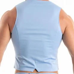 TOF Paris Sweatshirts / Vestes-Gilet Chino Bleu Ciel