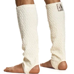 Modus Vivendi Accessoires De Mode|Chaussettes-Guêtres Ballet Blanc Cassé