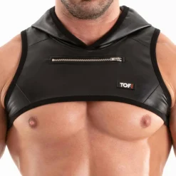TOF Paris Harnais-Harnais à Capuche Kinky Noir