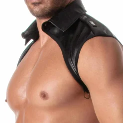 TOF Paris Harnais-Harnais à Col Chemise Kinky Noir