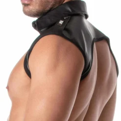 TOF Paris Harnais-Harnais à Col Chemise Kinky Noir