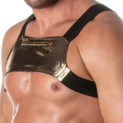 TOF Paris Harnais-Harnais à Poche Zippée Fiesta Or