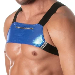 TOF Paris Harnais-Harnais à Poche Zippée Fiesta Bleu