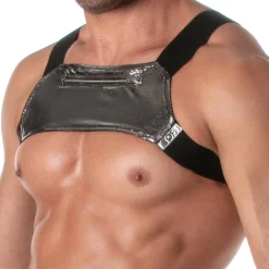 TOF Paris Harnais-Harnais à Poche Zippée Fiesta Argent