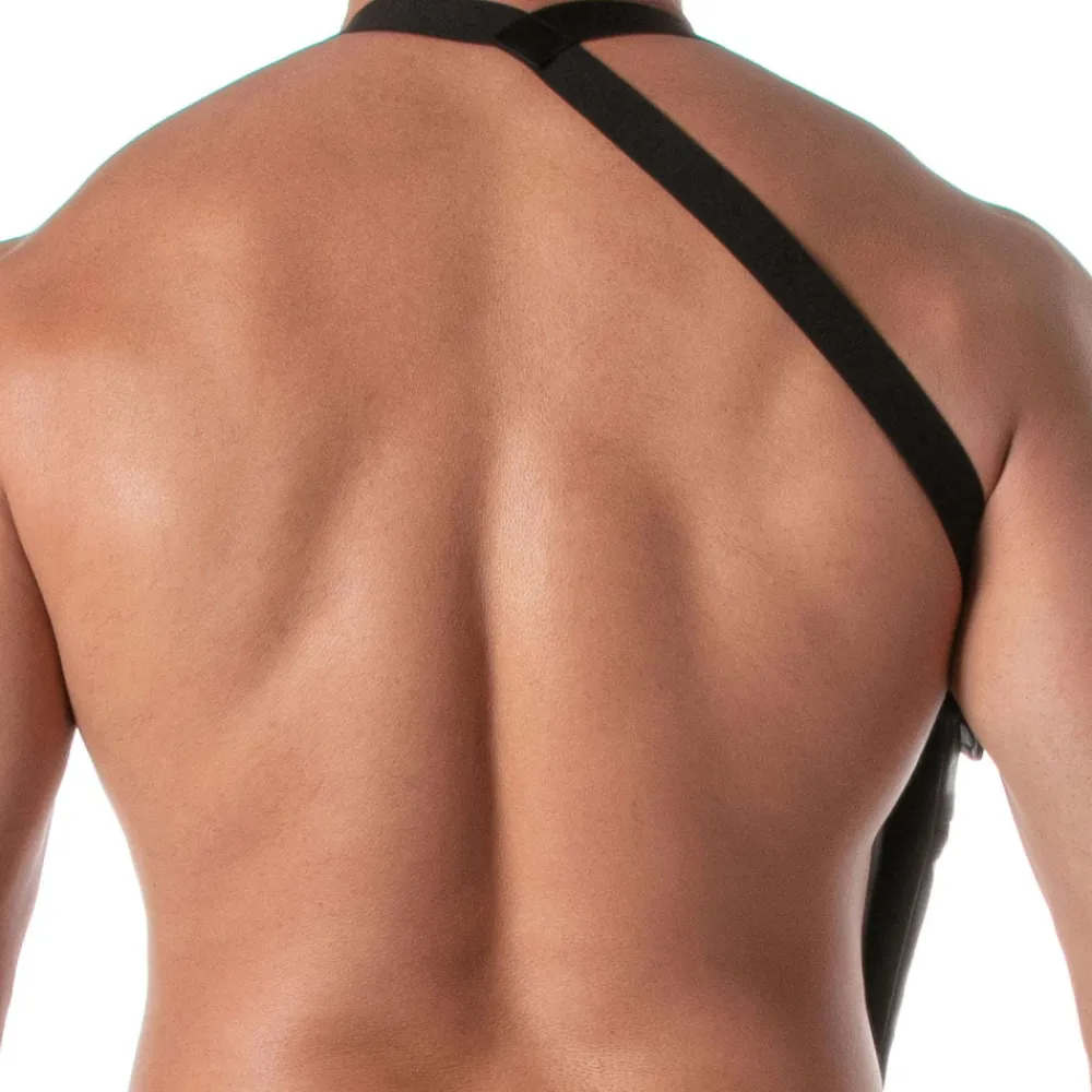 TOF Paris Harnais|Accessoires Sexy-Harnais avec Sacoche Kinky Noir