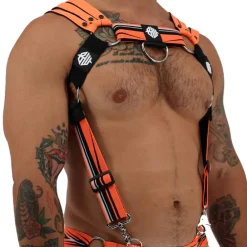 Breedwell Harnais-Harnais Body Circuit Breaker Orange Fluo
