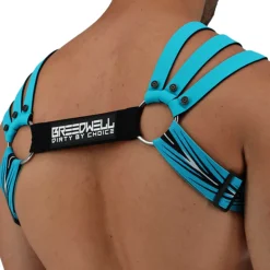 Breedwell Harnais-Harnais Body Circuit Breaker Bleu Turquoise