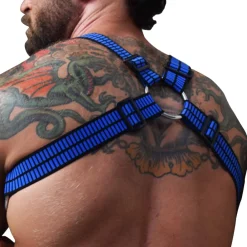 Breedwell Harnais-Harnais Body Hybred Noir - Bleu
