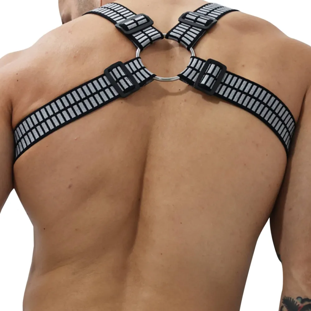 Breedwell Harnais-Harnais Body Hybred Noir - Gris