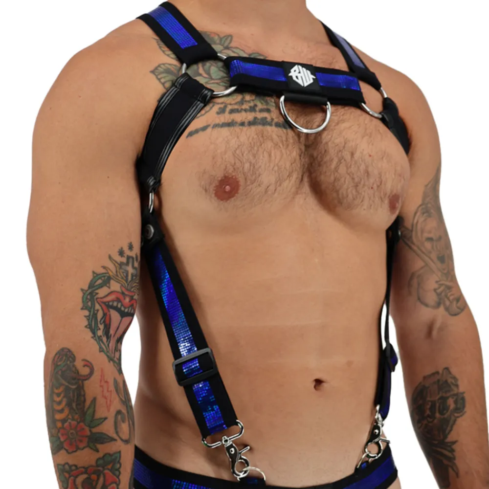 Breedwell Harnais-Harnais Body Illuminator Bleu