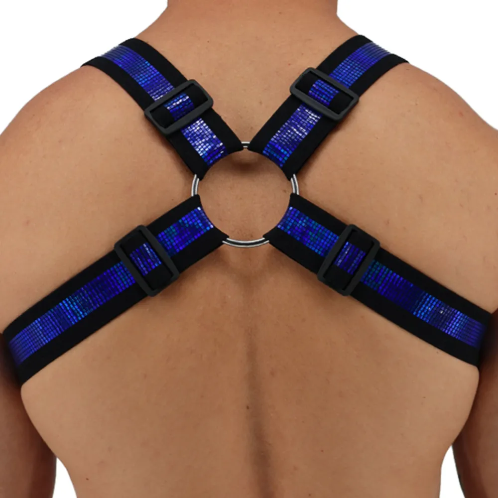 Breedwell Harnais-Harnais Body Illuminator Bleu