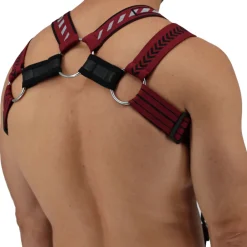 Breedwell Harnais-Harnais Body Mister Luxe Bordeaux