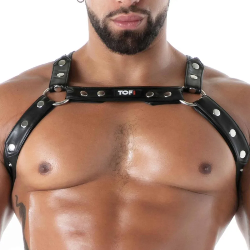 TOF Paris Harnais-Harnais Bulldog Kinky Noir