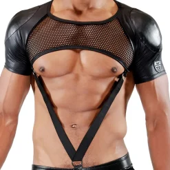TOF Paris Harnais-Harnais Complet Spartacus Noir